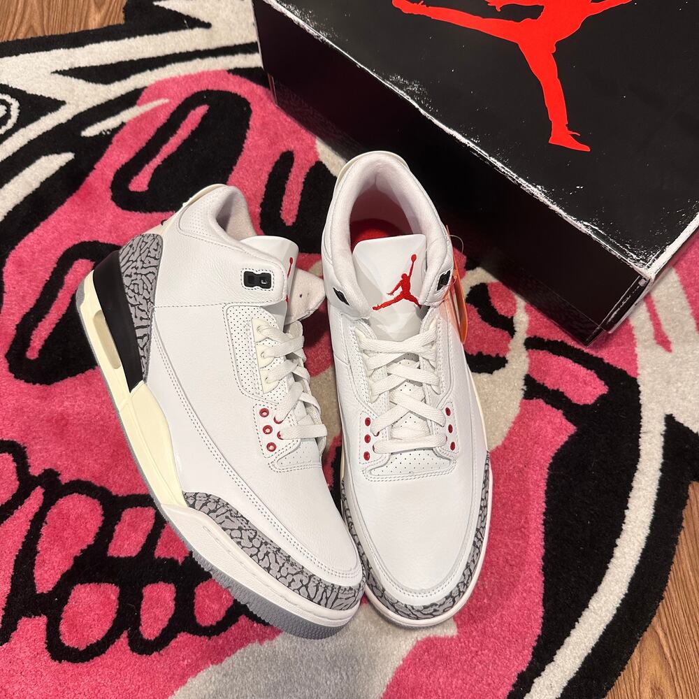 Jordan 3 Retro White Cement Reimagined (2025) - Size 12.5 - Brand New